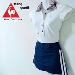 【美品！Sサイズ！インナー1体！】lecoq GOLFセットアップゴルフウェア！のサムネイル