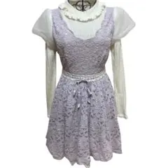 リズリサ フェミニン ミニワンピ フェアリーグランジ y2k 森ガール 平成