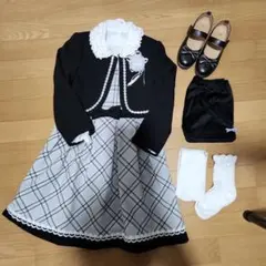 130 女児フォーマルセット 靴 タイツ 靴下あり