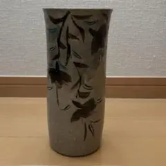 伊万里　文祥窯　百合模様　花瓶