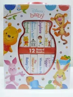 Disney baby クマのプーさん 英単語ブック 12冊セット 子ども英語