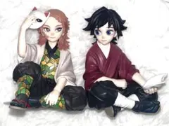 鬼滅の刃 ふめつのきずな 冨岡義勇 錆兎 フィギュア セット