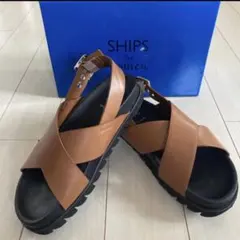シップス SHIPS for women サンダル キャメル 24cmのサムネイル
