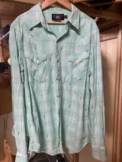 RRL NAVAL STEIPED SHIRT - メルカリ