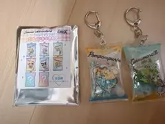 サンリオ 日焼け トレーディング エアインキーホルダー ポムポムプリン シナモンのサムネイル