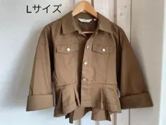 GU 2026年新作 ペプラムブルゾン サイズLのサムネイル