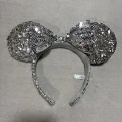 ディズニーリゾート ミッキー耳カチューシャ シルバー