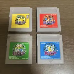 ポケットモンスター 赤緑青ピカチュウ ソフト 4本セット