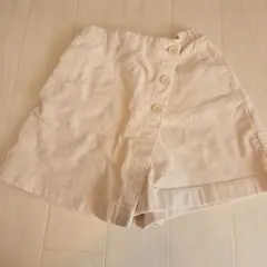 コーデュロイ ボタン付きキュロットスカート 140cm