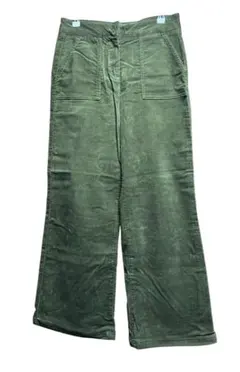 TOMMY HILFIGERオリーブグリーン コーデュロイ ワイドパンツ