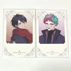 【にじさんじホワイトデー2023】ランダムチェキ風カード 夢追翔＆ジョー・力一