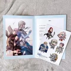 劇場版FGO 映画入場特典　イラスト&テキストカード　ステッカーセット