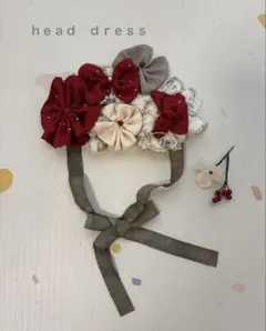 七五三 七五三髪飾り753ヘッドドレス Love ribbon twin 170 - メルカリ