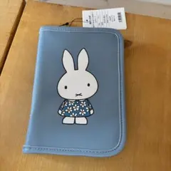 miffy BLUE FLOWER マルチ ケース ブルー