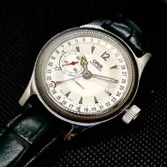 ORISオリス　ポインターデイト　自動巻スモセコ　ビッグクラウンコマンダー美品❗️