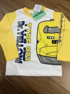 【新品未使用】 長袖Tシャツ 新幹線 ドクターイエロー ロンT 110cm 電車