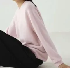 ユニクロ:C カシミアリラックスVネックセーター