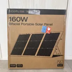 EcoFlow 125W ソーラーパネル 2枚 両面 防災 車中泊 - メルカリ