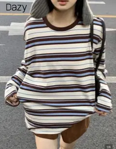 Dazy ストライプ 長袖Tシャツ　新品！