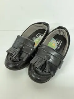 OR KIDS フリンジ付きブラックローファー 16.0cm キッズ