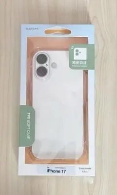 iPhone 17 ソフトケース　ラスタバナナ