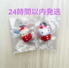 サンリオキャラクターズいちごめじるしアクセサリー　キティ　ウサハナ