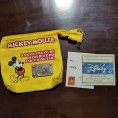 ミッキーマウス　小型ポーチ