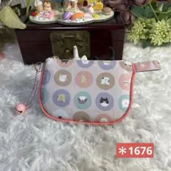 ミニミニポーチ★小銭小物入れ★飴・薬、リップ、アクセサリー等＊1676かわいい猫