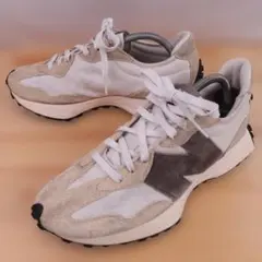 New Balance 327グレー白スニーカー US9/27.0cm a506