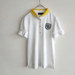 KappaゴルフレディースポロシャツホワイトGOLFWEARカッパスポーツ