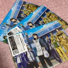 新テニスの王子様 ローソン コラボ限定グッズ クリアファイル3枚セット