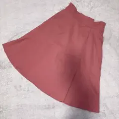 【Reflect】リフレクト(9)フレア ひざ丈スカート ピンク系 Aライン