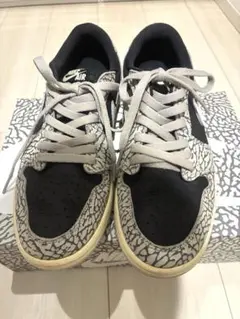 Nike Air Jordan 1 Retro Low OGセメント27.5cm