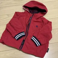 POLO baby 赤いフード付きジャケット