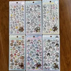 モ*ガ様 【水族館限定】ボンボンドロップシール 6種類コンプリートセット 正規品