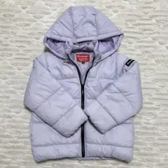 【美品】　ムージョンジョン　ラベンダー色　ダウンコート 120cm