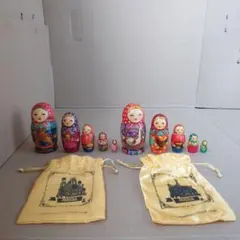 インコ 鳥 入れ子 マトリョーシカ 10個セット ハンドメイド - メルカリ