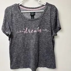 【L】ローラアシュレイ Laura Ashley Tシャツ　カットソー　グレーのサムネイル