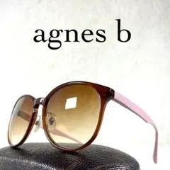極美品　agnes b　サングラス　AB1601　ブラウンレンズ・フレームのサムネイル