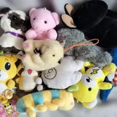 ぬいぐるみまとめ売り　マスコットキーホルダー　ストラップ