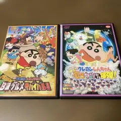 新品ケース交換済み クレヨンしんちゃん 映画 DVD 2作品セット - メルカリ