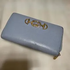 GUCCI グッチ ズゥミ インターロッキング 長財布 フラップ 0705-1
