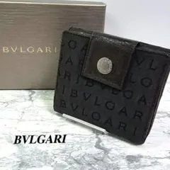 極美品✨ヴェルサーチジーンズクチュール ラウンドジップウォレット 本