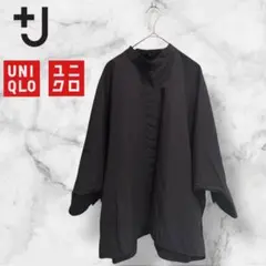 ＋J UNIQLO モード黒ブラウス