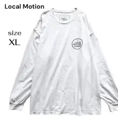 ローカルモーション Local Motion 長袖 Tシャツ ロンT XL 白のサムネイル