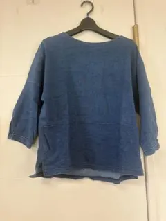 デニム五分袖 カットソー