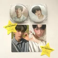 txt スビン fc特典 トレカ カプセルトイ 缶バッジ