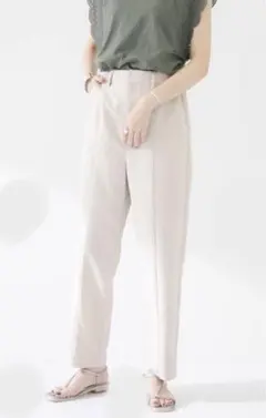 ITEMSURBANRESEARCHセットアップ対応リネンライクテーパードパンツ