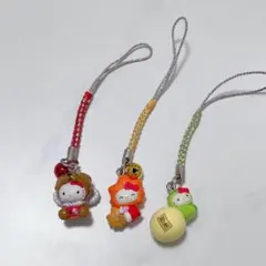 ご当地キティ キーホルダー 3個セット