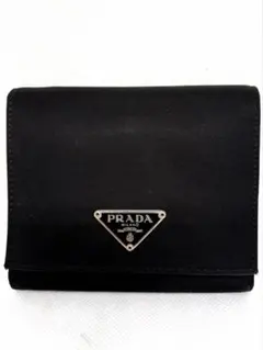 ✴︎美品✴︎PRADA プラダ 三つ折り財布 ナイロン 三角ロゴのサムネイル